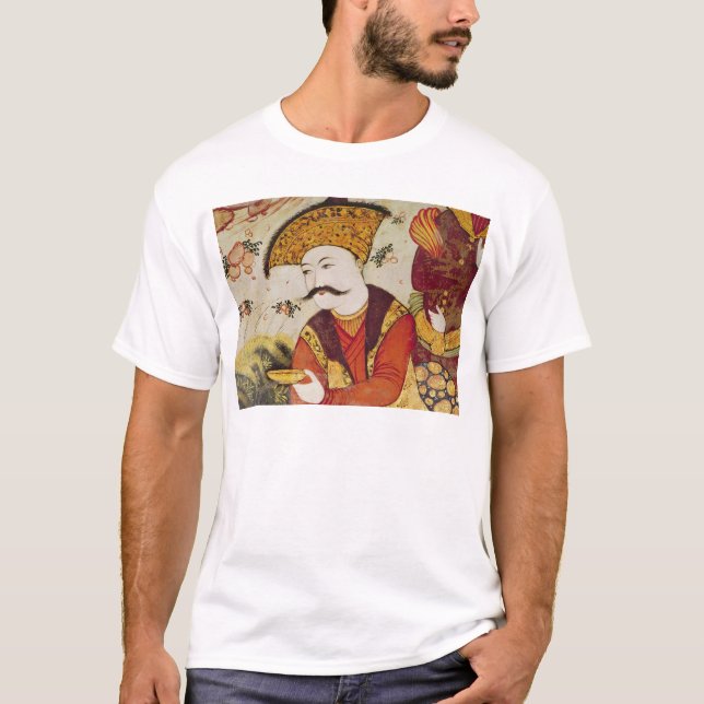 Shah Abbas I und ein Höflings-Angebot T-Shirt (Vorderseite)