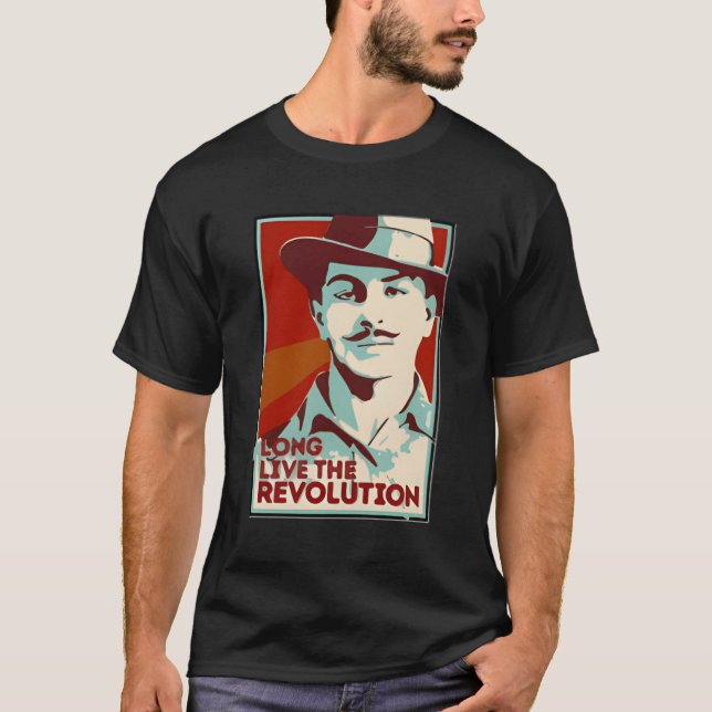 Shaheed Bhagat Singh Revolution T-Shirt (Vorderseite)