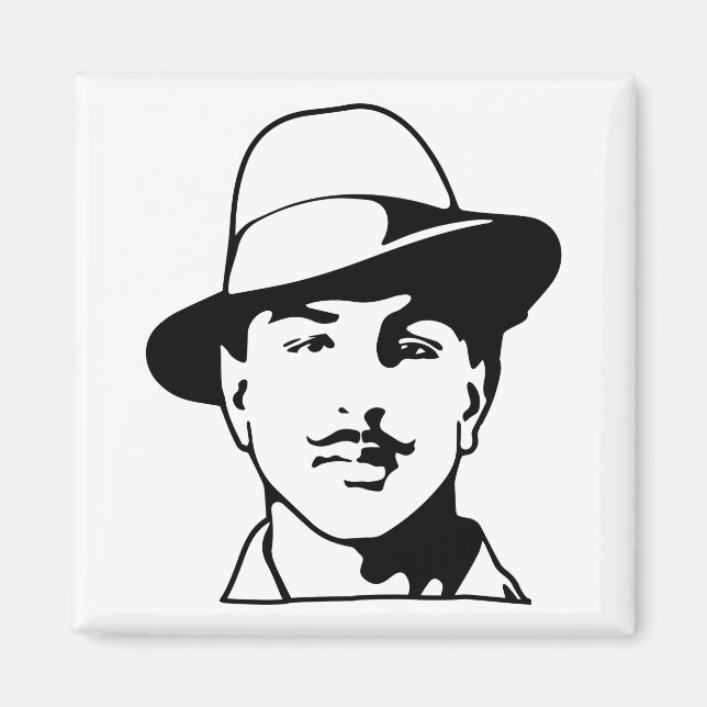 Shaheed Bhagat Singh Revolutionär Magnet (Vorne)