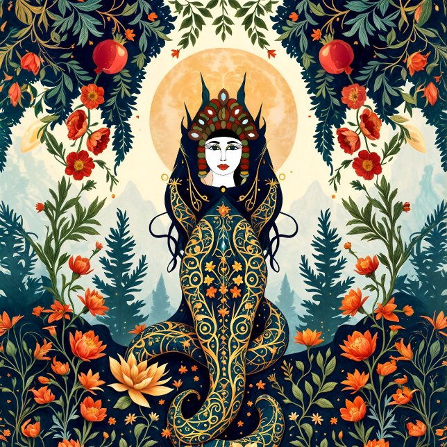 Shahmaran Mythology Shower Curtain - Mystical Duschvorhang (Von Creator hochgeladen)