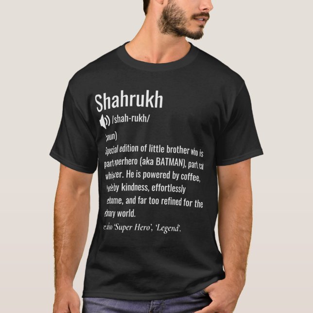 Shahrukh definition brother  retro T-Shirt (Vorderseite)