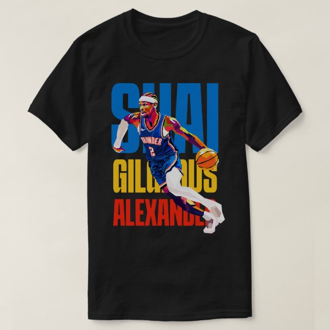 Shai Gilgeous Alexander WPAP 1 T-Shirt (Design vorne)