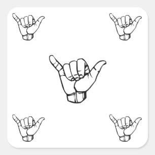 SHAKA ASL Stickers