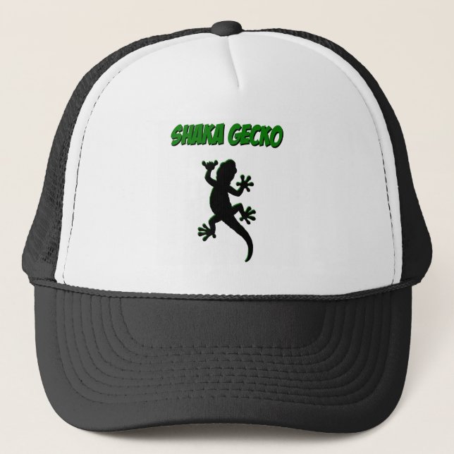 Shaka Gecko-Hut Truckerkappe (Vorderseite)