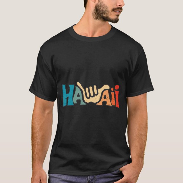 Shaka Hang Loose Hawaii Hawaii Aloha T-Shirt (Vorderseite)