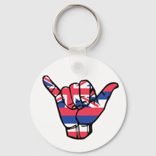 Shaka Hawaii Flag Schlüsselanhänger