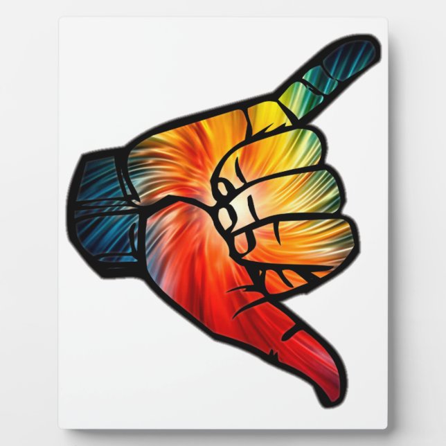 Shaka Rainbow Fotoplatte (Vorderseite)