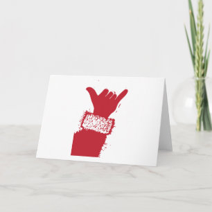 Shaka Santa Feiertagskarte