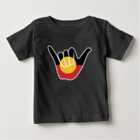 Shaka-Schild der australischen Aborigine-Fahne