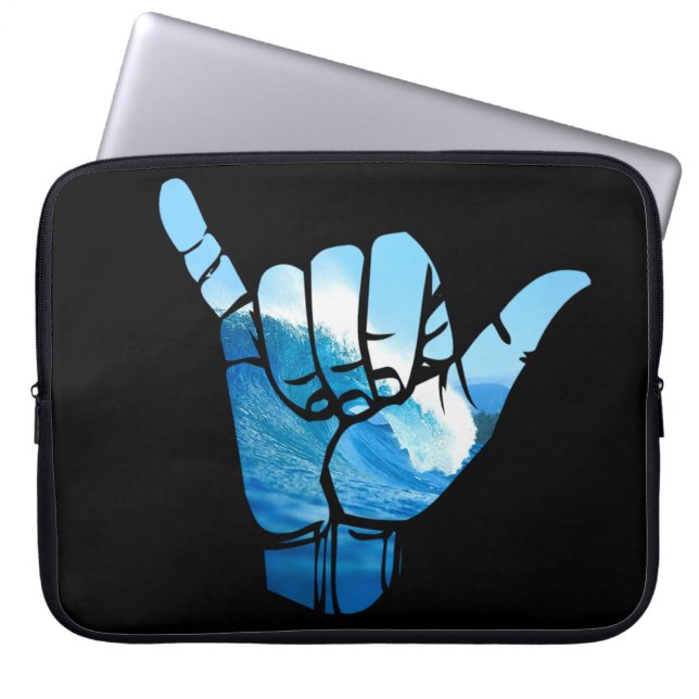 Shaka Sign Wave Rip Curl Laptopschutzhülle (Vorderseite)
