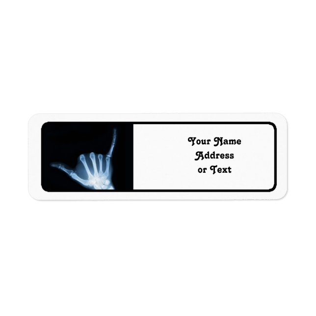 Shaka Sign X-Ray (Hang Loose) (Vorne)