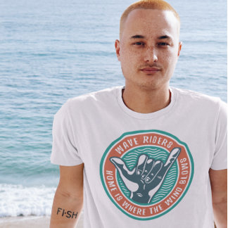 Shaka Summer Beach Surfsurfer T-Shirt