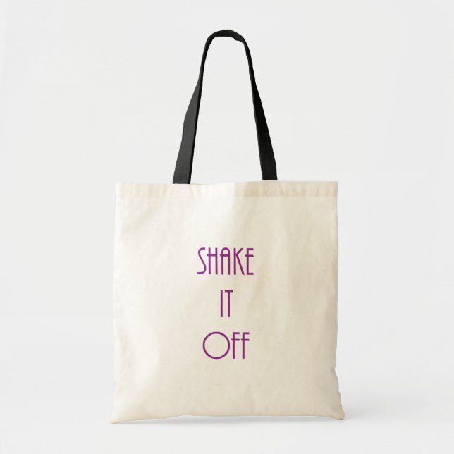 "Shake it off" Tote Bag Tragetasche (Vorne)