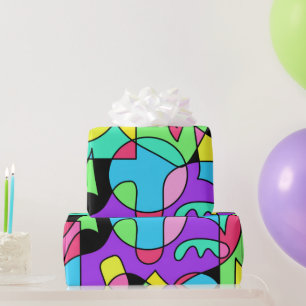 Shake It Up (auf schwarzem Hintergrund) Geschenkpapier