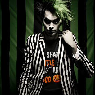 Shake, Rattle, Boo Fun Skeleton Pumpkin, Halloween T-Shirt