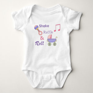 Shake Rattle und Roll Baby Girl's Bodysuit Strampler