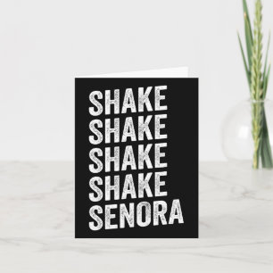 Shake Shake Senora Halloween Karte
