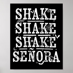 Shake Shake Shake Retro Vintage Halloween Grusel S Poster