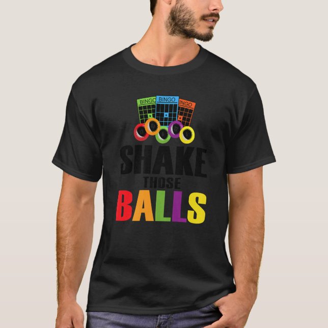 Shake That Balls Funny Bingo Funny Bingo 4 T-Shirt (Vorderseite)