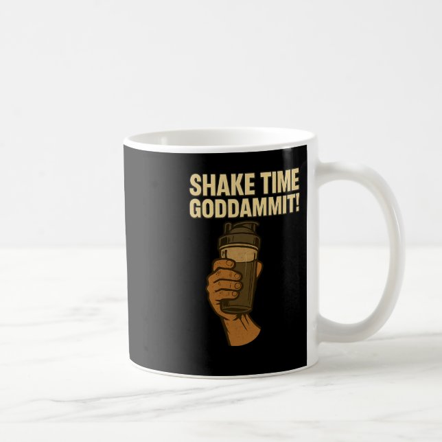 Shake Time - Funny Bodybuilding Gym - Protein Shak Kaffeetasse (Rechts)