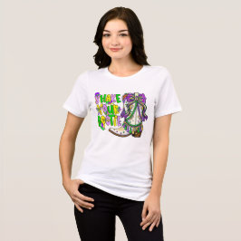 Shake Your Booty Mardi Gras T-Shirt – Lustiges Kar Tri-Blend Shirt