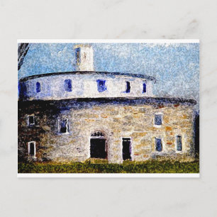 Shaker Round Barn Postkarte