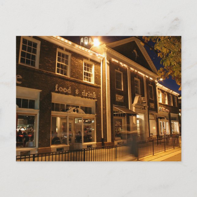 Shaker Square bei Nacht - 1 Postkarte (Vorderseite)