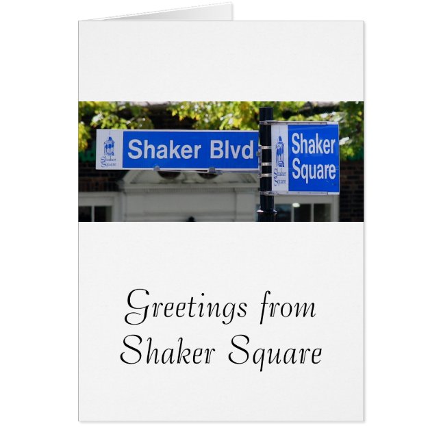 Shaker Square-Zeichen (Vorne)