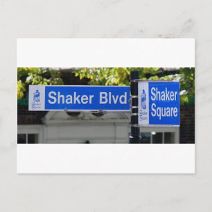 Shaker Square-Zeichen Postkarte