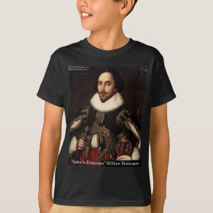 Shakespeare Action Eloquence Quote Geschenke & T-S T-Shirt