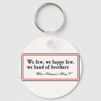 Shakespeare: Band der Brüder Schlüsselanhänger