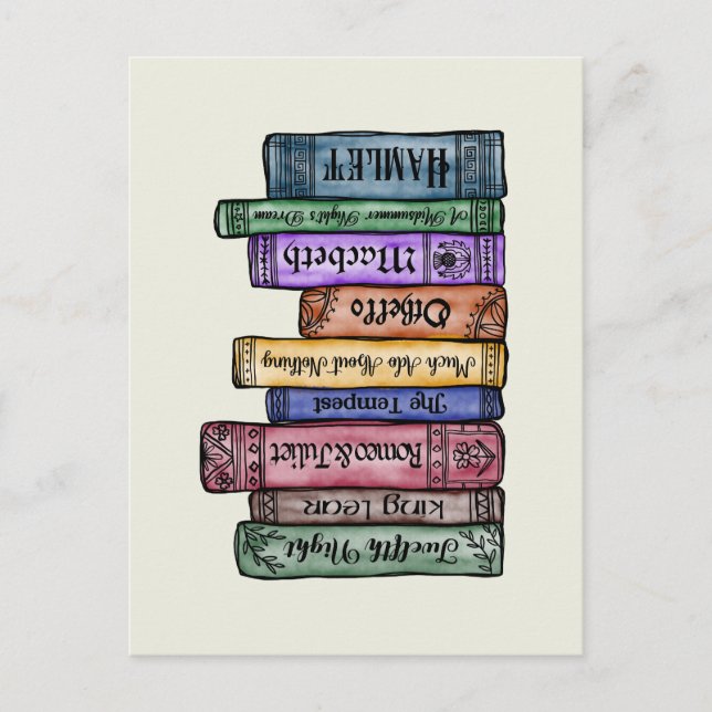 Shakespeare Books No.1 Postkarte (Vorderseite)