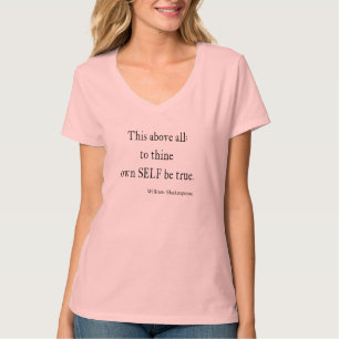 Shakespeare, den Zitat zu Thine Selbst besitzen, T-Shirt
