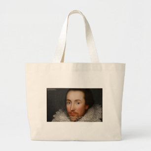 Shakespeare "Freunde" Weisheit Zitate Geschenke & Jumbo Stoffbeutel