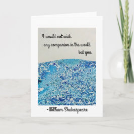 Shakespeare Friendship Karte
