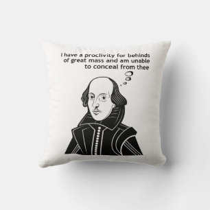 Shakespeare Funny Zitat Kissen
