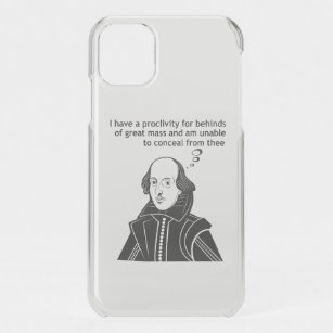 Shakespeare Funny Zitat iPhone 11 Hülle