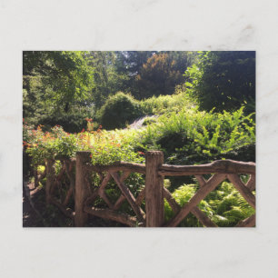 Shakespeare Garden NYC Central Park Foto Postkarte