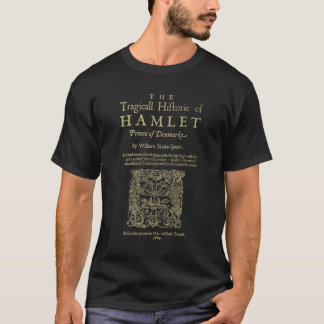 Shakespeare, Hamlet Dunkle Kleiderversion. T-Shirt