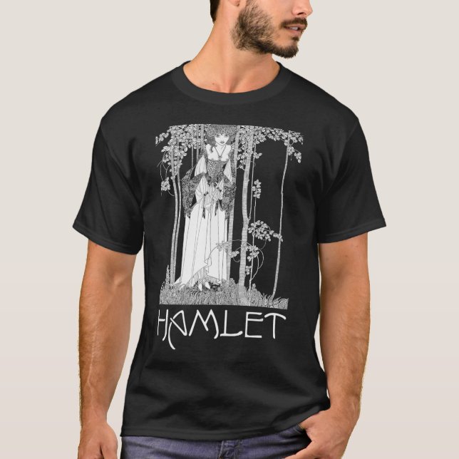 Shakespeare Hamlet Ophelia Englische Literatur T-Shirt (Vorderseite)