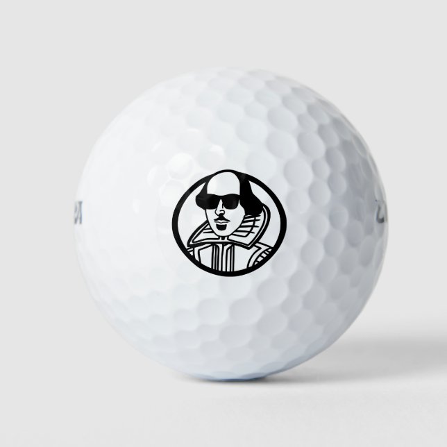 Shakespeare in Shades Golfball (Vorderseite)