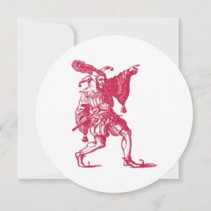 Shakespeare Jester Einladung
