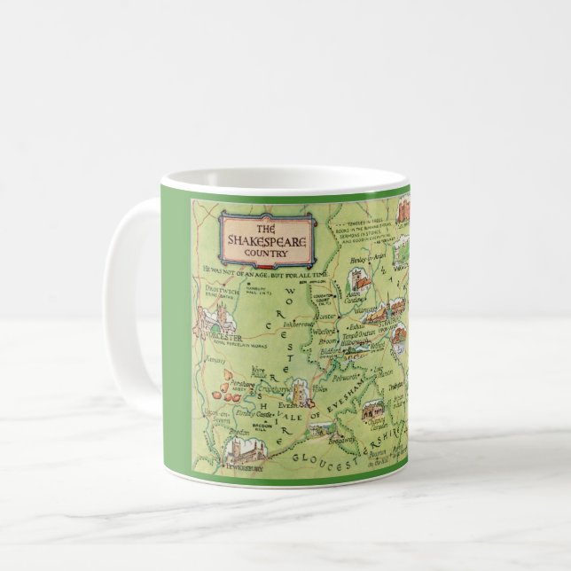 Shakespeare Kaffeetasse (Vorderseite Links)