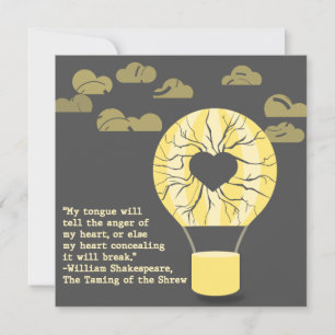 Shakespeare-Karte Feiertagskarte