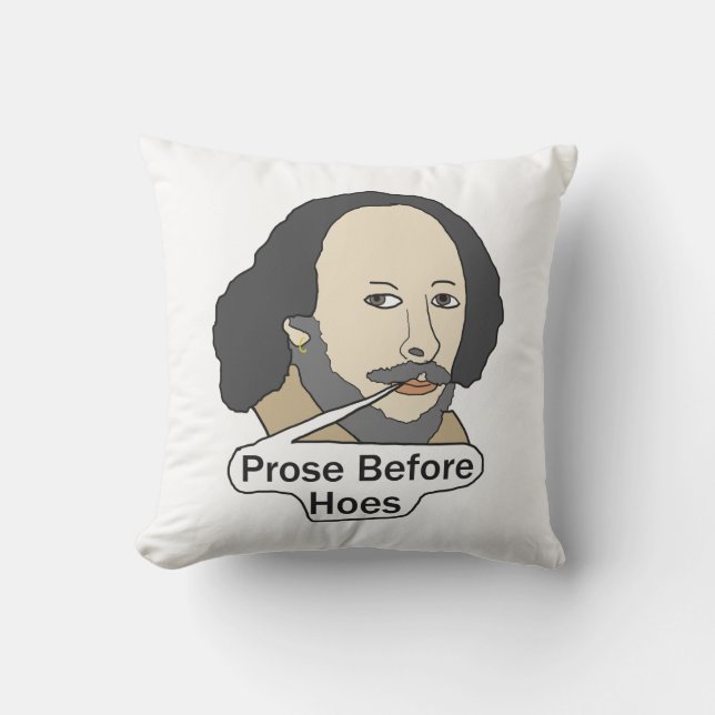 Shakespeare Kissen (Vorderseite)