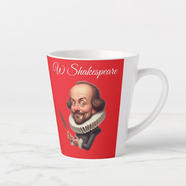 Shakespeare Latte Mug Milchtasse (Rechts)