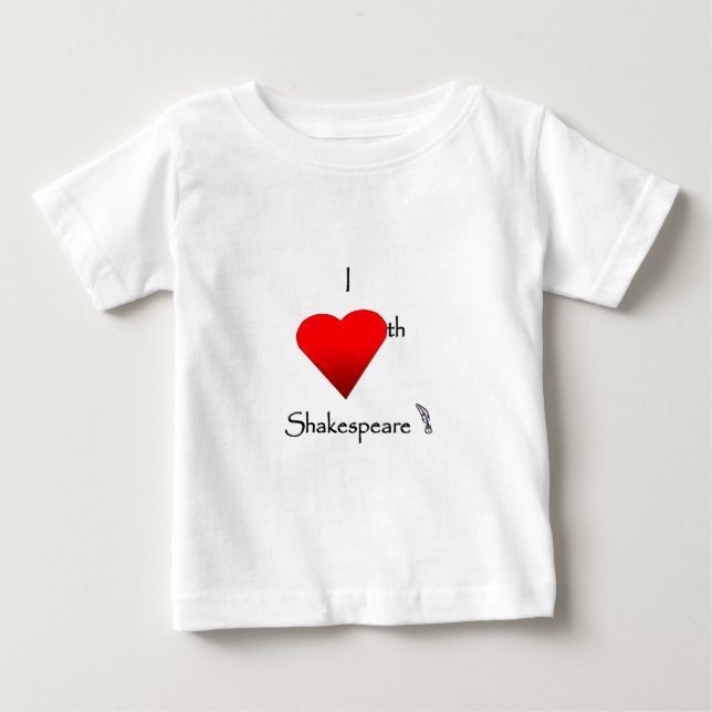 Shakespeare-Liebe Baby T-shirt (Vorderseite)