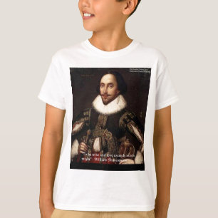 Shakespeare "Liebe/Might" Preisgeschenke & Karten T-Shirt