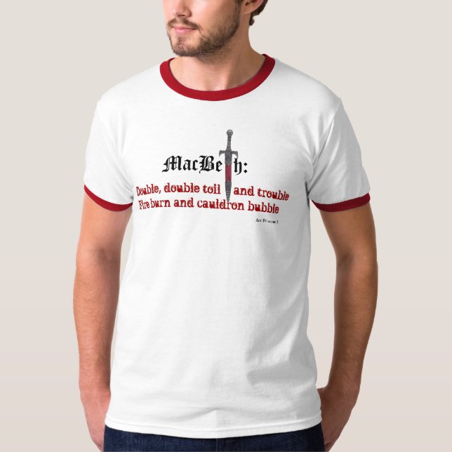 Shakespeare: Macbeth T-Shirt (Vorderseite)