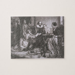 Shakespeare mit seiner Familie, bei Stratford, Puzzle
